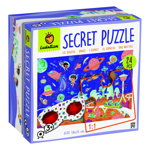 Secret Puzzle - Spatiul +3 Ani, 24 piese, Ludattica