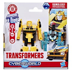 Figurina Hasbro, Bumblebee, Colectia Transformers Cyberworld, Blindat, Transformabil, 6 ani+