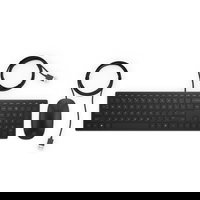 Kit Tastatura + Mouse Pavilion 400 USB Negru, HP