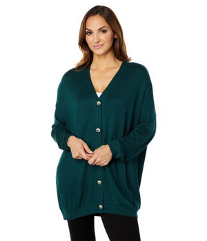 Imbracaminte Femei Honeydew Intimates Hazy Morning Popcorn Knit Cardigan Spruce, Honeydew Intimates