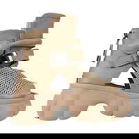 Ghete casual, dama, PASS COLLECTION, LY60006B bej, piele naturala, Bej