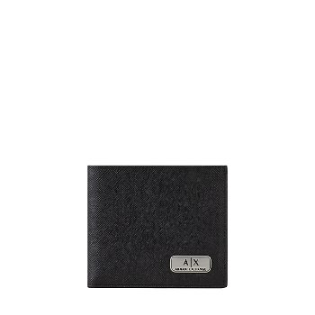 Leather bifold wallet, Armani Exchange