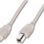 Cablu USB Digitus USB-A - micro-B 5 m Bej (AK-300105-050-E), Digitus