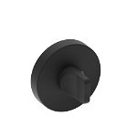 Rozeta pentru WC Gamet, rotunda, zamac, negru, 125 x 38 mm, Gamet