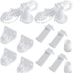 Set de 2 kit-uri de accesorii de inlocuire pentru jaluzele SDHFSGN, PVC, alb, 12 piese