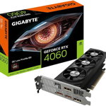 Placa Video GeForce RTX 4060 OC Low Profile 8G GDDR6 128Bit Negru, Gigabyte