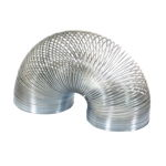 Jucarie clasica Slinky Keycraft, alama argintie, 3 cm, 3 ani+, Keycraft
