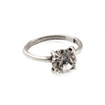Inel placat cu Argint 925, cu cristale Swarovski, On a Clear Day | 7606-001SP, Roxannes - Mariana Jewellery