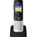 Telefon DECT Panasonic KX-TGH720GS, Caller ID, Robot telefonic (Negru/Argintiu), Panasonic