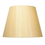 Abajur Bybliss Gold Faux Silk Tapered Drum Shade 27cm, dar lighting group