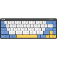 Tastatura Wireless mechanical keyboard Dareu EK868 Bluetooth Alb/Blue/Galben