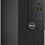 Sistem brand DELL OptiPlex 3050 SFF, Procesor Intel® Core™ i3-7100 3.9GHz Kaby Lake, 4GB DDR4, 128GB SSD, GMA HD 630, Linux