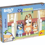 Puzzle de colorat - Bluey & Mr Monkey Jocks (24 piese), LISCIANI