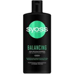 Sampon pentru toate tipurile de par si scalp, 440 ml, Syoss Balancing, Syoss