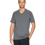 Imbracaminte Barbati tasc Performance Carrollton V-Neck Tee Black Heather, tasc Performance