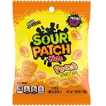 Sour Patch Kids Peach Peg Bag - piersică 101g, Sour Patch Kids