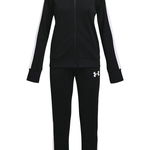 Under Armour, Trening cu fermoar si benzi laterale contrastante pentru fitness21`, Lila