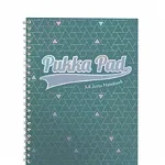 Set 3 caiete cu spirala Pukka Pad Glee A4, dictando, 200 pagini, verde