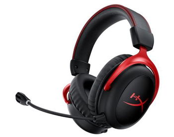 Casti Gaming HyperX Cloud II, Wireless, Microfon (Negru/Rosu), HyperX