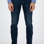 Tom Tailor, Blugi slim fit cu croiala dreapta Marvin, Albastru inchis, W32-L32