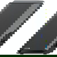 Network Attached Storage Synology DiskStation DS224+ cu procesor Intel Celeron J4125 2GHz, 2-bay, 2GB DDR4