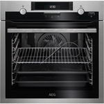 AEG Cuptor incorporabil electric BPE552320M, Plus Steam, pirolitic, 10 functii, 71 l, Clasa A+, inox antiamprenta