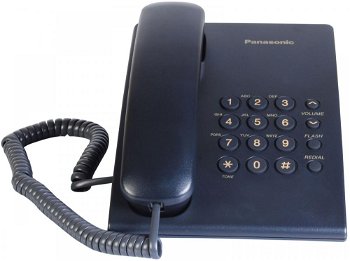 Telefon Fix Panasonic KX-TS500FXC (Albastru), Panasonic