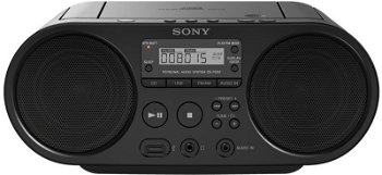 Microsistem audio Sony ZSPS50, CD Player, tuner FM, USB, Negru