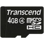 Micro SDHC 4GB Clasa 4 bulk, Transcend