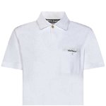 Palm Angels Palm Angels SARTORIAL TAPE Polo Shirt WHITE, Palm Angels