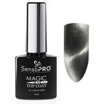 Top Coat Cat Eye SensoPRO Milano 10ml, Silver, SensoPRO Milano