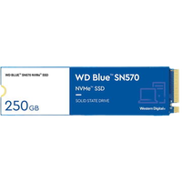 SSD WD Blue SN570 250GB M.2 NVMe PCI Express 3.0 x4 2280 wds250g3b0c