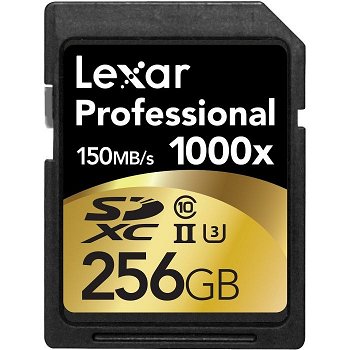 Card Lexar Professional 1000x SDXC 256GB Clasa 10 UHS-II 150MB/s