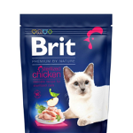 Brit Premium by Nature, Sterilised, Pui, hrană uscată pisici, 300g, Brit