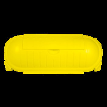 Cutie protectie priza Logilink, pentru exterior, protectie IP44, galben