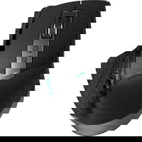 Mouse Rapoo MT750S, Bluetooth, Wireless 2.4 Ghz (Negru), Rapoo