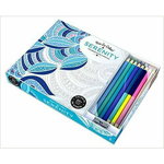 Vive Le Color! Serenity Coloring Book and Pencils