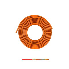 Ted Electric Cablu incendiu JE - H (ST) H E30/E90 1 X 2 X 0,8 portocaliu rola 500ml TED002457 BBB