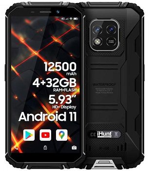 IHUNT Telefon Mobil iHunt Titan P13000 2022, Procesor MediaTek MT6761 Helio A22, Ecran Capacitive touchscreen 5.93, 4GB RAM, 32GB Flash, Camera Duala 13 MP, Wi-Fi, 4G, Dual Sim, Android, Negru