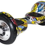 Scooter electric (hoverboard) Myria MY7004, Geanta inclusa (Graffiti Galben)