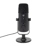 Microfon White Shark NAGARA, Condensator x 2, Diametru 14 mm, Cardioid, Lungime cablu 1 m, Negru, White Shark