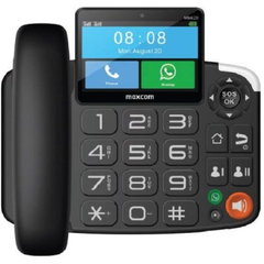 Telefon cu fir Maxcom MM42D SE 4G, negru, 3,8'', dual SIM, 8 GB