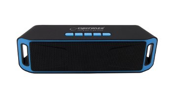 Boxa portabila Esperanza cu Radio FM, Bluetooth 4.1, 6W, 800mAh, microUSB, negru albastru, Esperanza