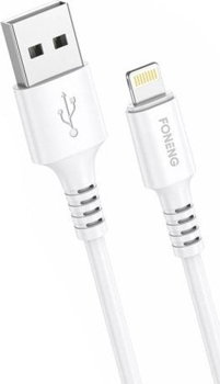 Cablu USB Foneng Cablu USB la Lightning Foneng X85 iPhone 3A Încărcare rapidă, 1 m (alb), Foneng