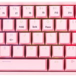 Tastatura Gaming QwertyKey Neo Pink RGB Mecanica Blue Switch