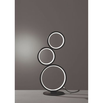 Veioza Rondo, negru, 1 X LED, 17W, 450 mm, Trio