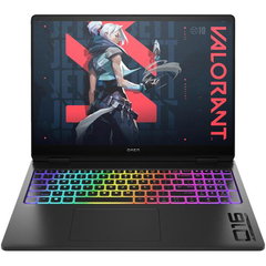 Laptop Gaming HP OMEN MAX 16-ah0003nn cu procesor Intel® Core™ Ultra 9 275HX pana la 5.40 GHz, 16'', WQXGA, OLED, 240Hz, 64GB DDR5 RAM, 2TB SSD, NVIDIA® GeForce RTX™ 5090 24GB GDDR7, Free DOS, Shadow black