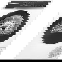 Uscator de rufe Bosch WQH245B6BY, Pompa de caldura, 9 kg, 15 programe, Home Connect, AutoDry Technology, Smart Dry, Condensator cu autocuratare, Touch control, Iluminare interioara, Clasa C, Alb