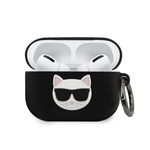 Husa Airpods Pro Karl Lagerfeld Silicon Choupette Negru