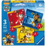 Puzzle 3 in 1 Patrula Catelusilor Ravensburger 110 piese